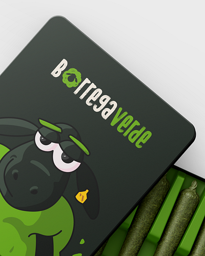 Borrega Verde branding design graphic design logo packaging