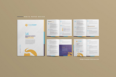 Trading Strategy White Paper Design adobe indesign agenda document booklet brochure brochure document corporate design handout illustration print design strategy trading white paper white paper design