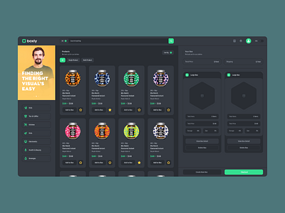 Boxly - Dark Mode design ui ui design user experience design user interface design ux design