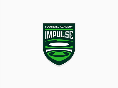 Inpulse — Soccer academy academy arena crest emblem estadio football football club football design impulse lightning pulse school shield soccer soccer logo sport sport logo sports sports design stadium