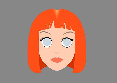 Avatar Picture Icon Flat Design Portraits avatar branding design digital art flat graphic design icons illustration leeloo logo ui