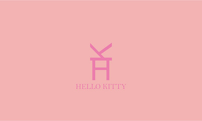 Hello Kitty Logo Minimalist Modern 3d animation branding design graphic design illustration logo motion graphics ui vector