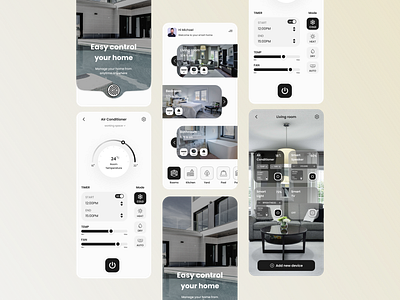 Smart Home Mobile App app concept design design mobile app mobile app design smart home smart home mobile app ui ui design uiux design ux ux design