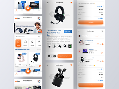 Maroc Boutique - E - Commerce design e commerce app ecommerce app graphic design mobile mobile app mobile app design online store onlineshop projects shop shopping shopping app ui ux