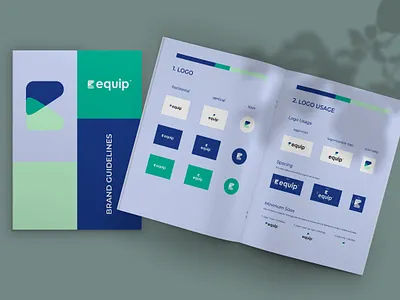 Equip Brand Guidelines brand guidelines brand identity branding design flat logo style guide vector