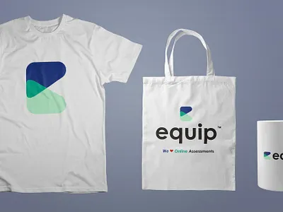 Equip Product Designs brand identity branding design flat logo product designs t shirt vector