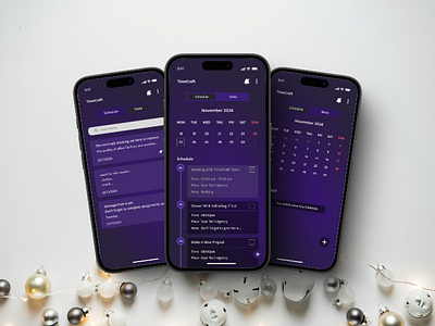 TimeCraft Mobile app 2025 new shots app app design apppp calendar design figma mobile app new design routine time time app time craft timecraft mobile app timeee timing ui uiux user interface