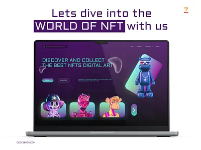 𝐋𝐞𝐭'𝐬 𝐝𝐢𝐯𝐞 𝐢𝐧𝐭𝐨 𝐭𝐡𝐞 𝐖𝐨𝐫𝐥𝐝 𝐨𝐟 𝐍𝐅𝐓 blockchain branding codezeros design design new nft illustration nft nft art nft artist nft collection nft collector nft creation nft creator nft development nft marketplace nfts ui ux
