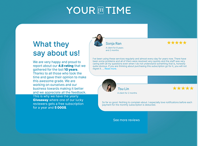 Daily UI: DAY 39 Testimonials branding design graphic design illustration logo ui ux