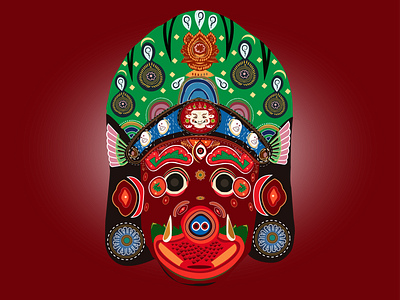 GODDESS BARAHI (One of The Godess of NAWA DURGA BHAWANI) illustration illustrator vector