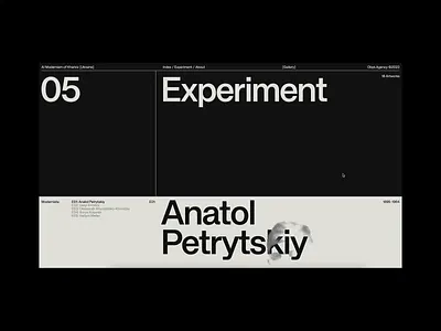 AIM – AI Modernism of Kharkiv animation design interaction kharkiv modernism typography ui