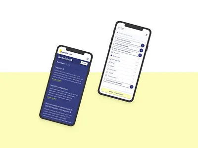 Database Mobile articles database filter medical menu mobile pulldown purple ui ux webdesign website yellow