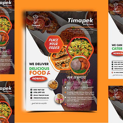 Food Flyer Design event flyer flyer design food food design food design flyer event food flyer food flyer design food logo kitchen flyer kitchen logo restaurant flyer