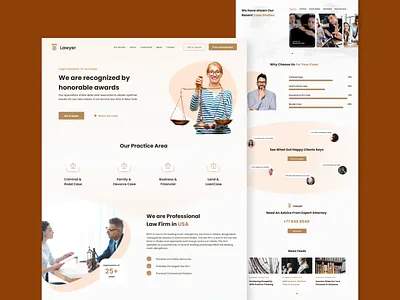 Lawyer - Lawfirm Web Design attorney attorney website custom web design landing page design law ui law website lawfirm lawyer lawyer lawfirm web design lawyer web ui ui ux ui ux design web design website design
