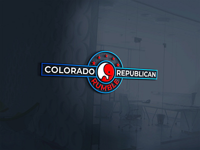 Colorado Republican Rumble Logo Design art branding creativedesign design eyecatchy flat freelancing graphic design icon illustration illustrator logo logodesign logotype moderndesign professional design service simple vector web