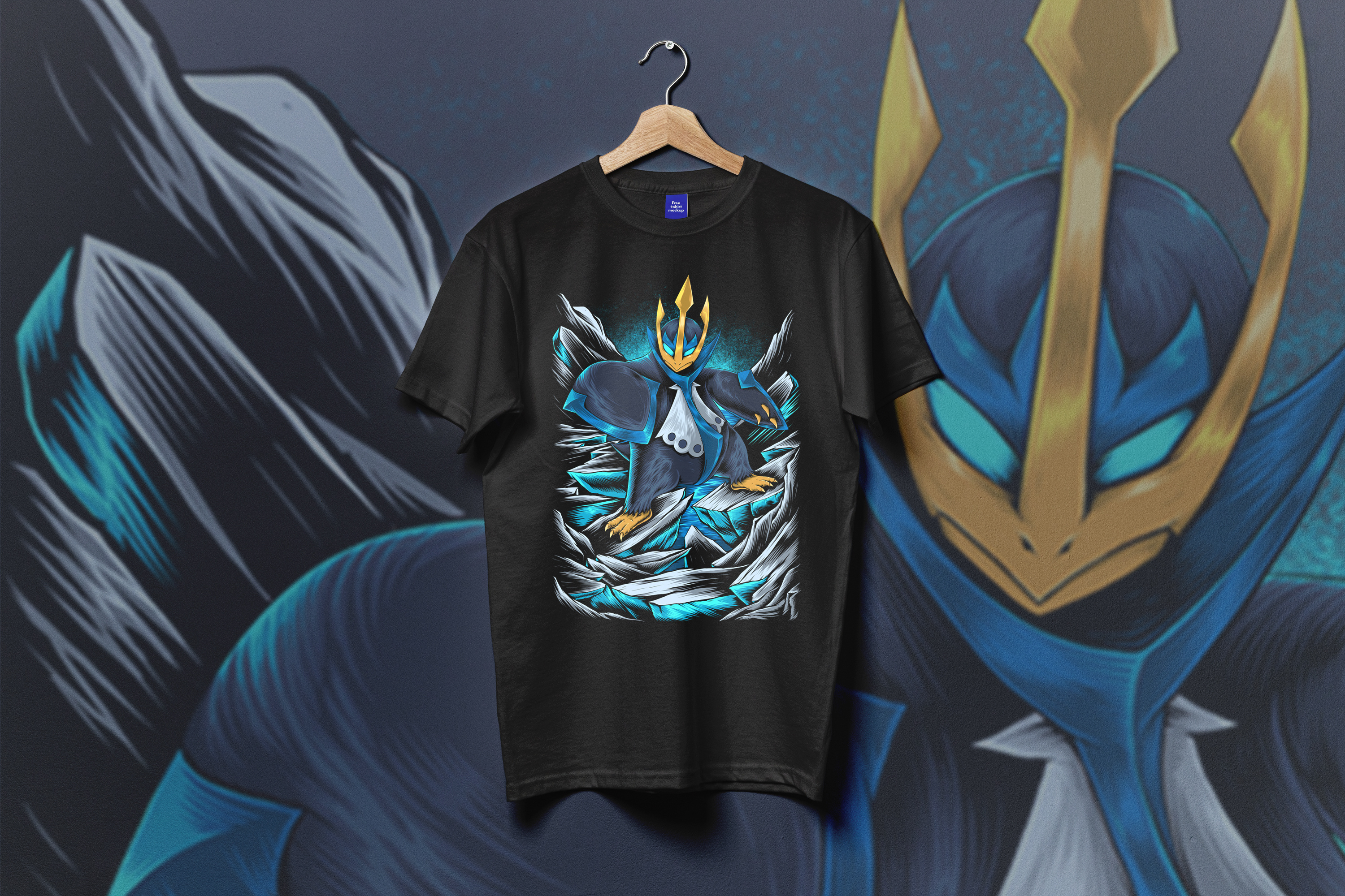 Example of Anime T Shirt Illustration