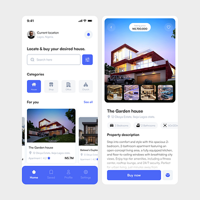 Real Estate mobile app figma mobile app real estate ui