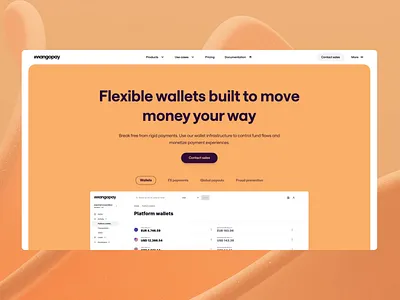 Mangopay.com — Refresh animation brand design landing page mangopay typography wallets web