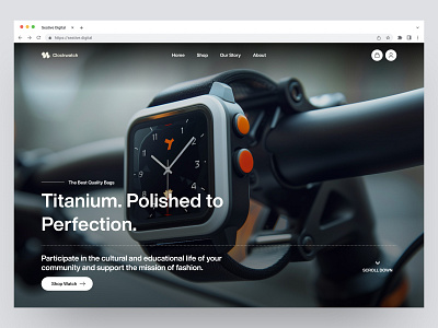 Watch eCommerce Landing Page ecommerce ecommerce design ecommerce website design landing page landing page design modern design online shopping online store seative seative digital shopify shopping shopping cart subash ui ux watch landing page watch website watches