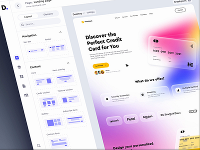 Designo® – App Design for No-Code Prototyping Tool animation app design design constructor interface design no code no code platform no code tool saas uiux visual brand web web design