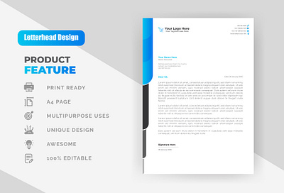 Corporate modern & professional business letterhead design abstract business business letterhead business letterhead design company corporate corporate letterhead design graphic design letterhead letterhead design template