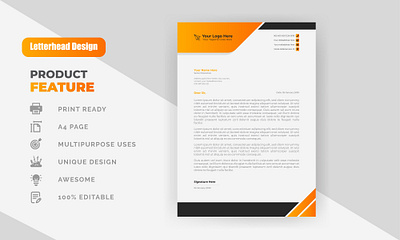 Corporate modern & professional business letterhead design abstract business business letterhead company corporate corporate letterhead design graphic design letterhead letterhead design template
