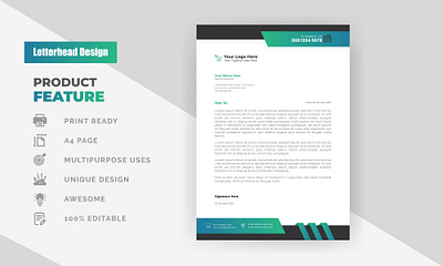 Corporate modern & professional business letterhead design abstract business business letterhead company corporate corporate letterhead design graphic design letterhead letterhead design template