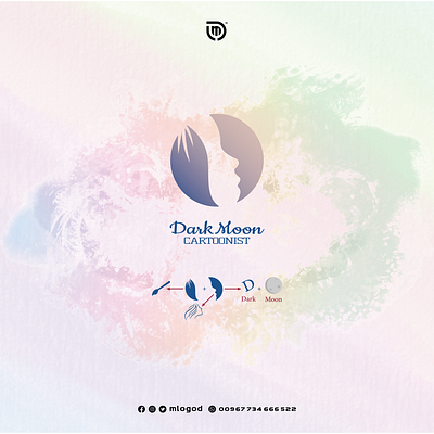 Modren Logo of Illustrator & Cartoonist. branding logo