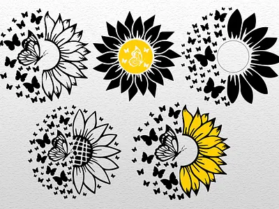 sunflower svg bundle