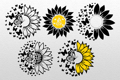 sunflower svg bundle