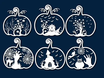 Halloween pumpkin svg bundle