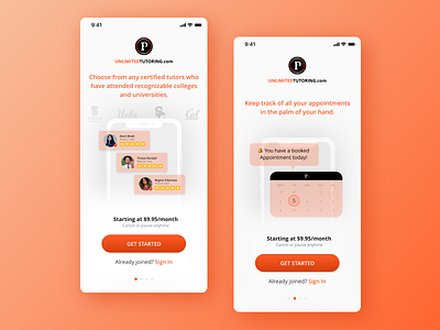 Education Mobile App design mobile ui ux
