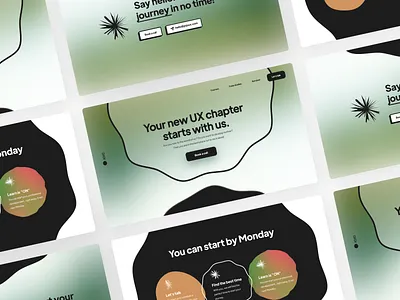 Your new UX chapter starts with us ✏️ animation begining branding design figma graphic design ui ux uxchapter