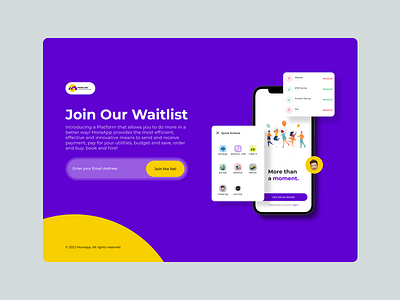 More360 Waitlist Website more360 ui ui design website