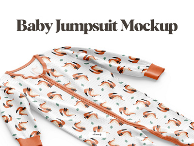 Baby Jumpsuit Mockups childhood clothing download jumpsuit mockup newborn onesie psd