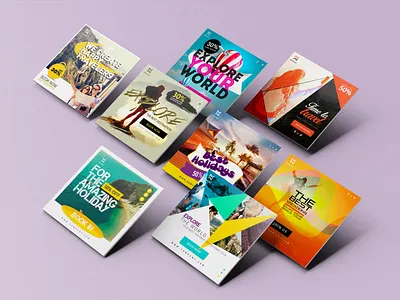 Travel Banners for Social Media banner design graphic holiday instagram sale social media travel vacation