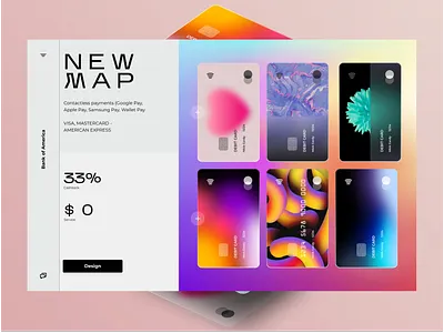 Designed bank cards in Figma awwards banklanding page banner adsbanner ads banners branding carts credit cartcredit cart design gradient interaktiv landing pagelanding page ui ux