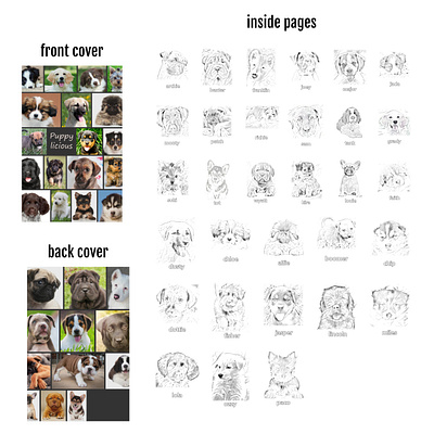 Puppy-licious coloring book coloring coloring book coloringbook dogs portraits puppy