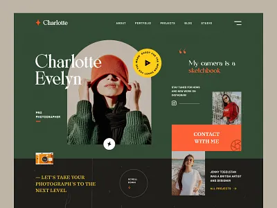 Photographer Portfolio Website camera cameraman design agency design service event management folio homepage landing page model photo photographer photographer portfolio photoshoot portfolio potrait videography web web design website website design
