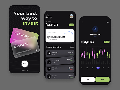 Crypto management app android app ui application bitcoin blockchain crypto currency design ios mobile app mobile design typography ui wallet