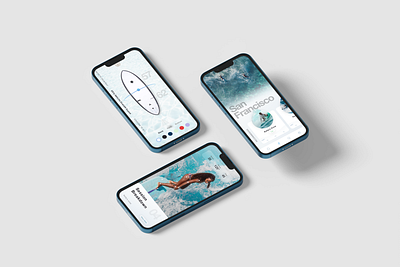 Surf App Concept dailyui design mobile surf ui ux