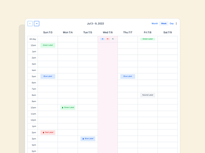 Calendar UI design best practices & Date picker inspiration app crm design figma templates ui ui kit