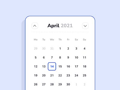 Calendar UI design best practices & Date picker inspiration app crm design figma templates ui ui kit