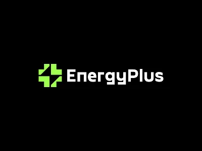 EnergyPlus Logo Design b2b brand branding design development energy icon logo logodesign minimal plus power saas smart logo software tech technology