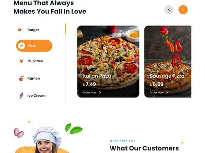 Foodies (Food ordering web app) food app design food photography food website foodies freelancing graphic design ui ux design ui ux designer website design