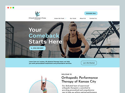 Orthopedic Performance Therapy – Modern & Responsive Web Design clean website creative design design heathcare website medical website minimal design mockup modern website orthopedic website physical therapy responsive design seo trending design ui user experience ux web design website wellness wordpress development