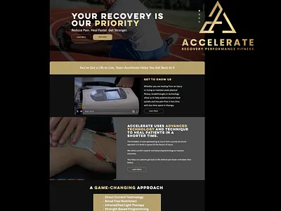 Website Build & Implementation app website branding chiropractor website design tech website ui website website deisgn