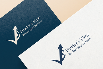Fowler's View Bookkeeping Services branding graphic design logo