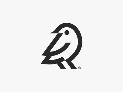 Bird mark abstract animal birdie branding design geometry glitch icon illustration line logo mark minimal minimalism pet sparrow vector