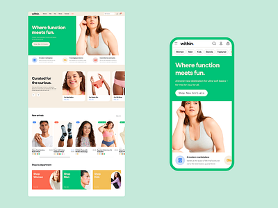Within - Homepage branding bras design ecommerce logo shop shopify socks store typography underwear within